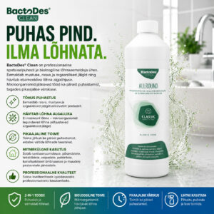 BactoDes® Clean Allround Classic – probiootiline puhastus- ja lõhnaeemalduskontsentraat 1 L
