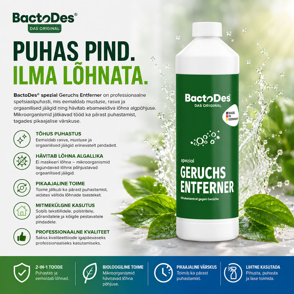 BactoDes® Spezial lõhnaeemaldaja kontsentraat 1L