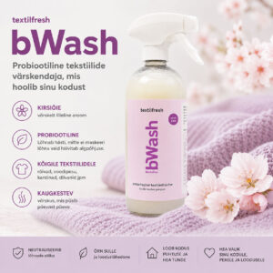 BactoDes® bWash tekstiilivärskendaja – Kirsiõis 500 ml