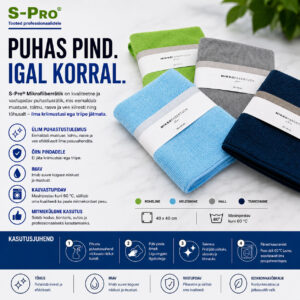 S-Pro® Mikrofiiberrätik